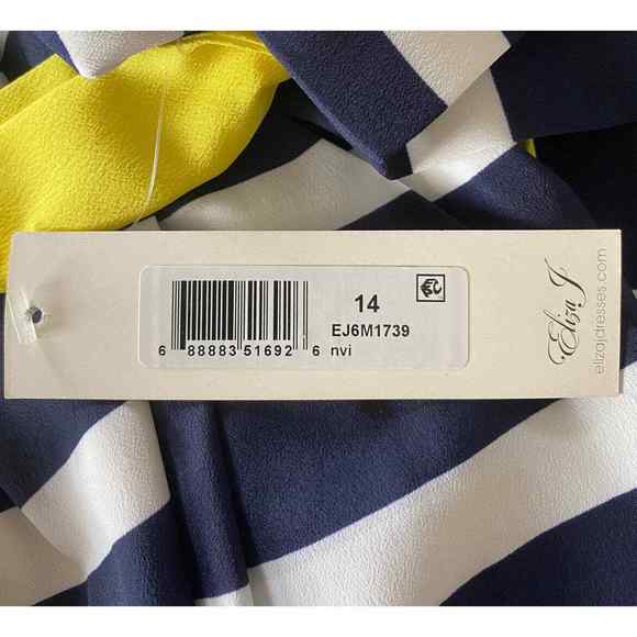 Eliza J Fit & Flare Cocktail Wedding Guest Dress Size 14 - Picture 7 of 9